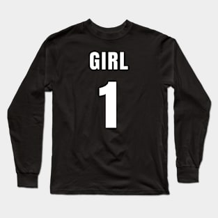 GIRL NUMBER 1 FRONT-PRINT Long Sleeve T-Shirt